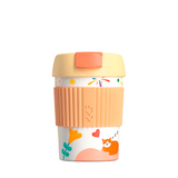 Стакан-непроливайка KissKissFish Rainbow Vacuum Coffee Tumbler Mini Cheers (Праздничный) S-U35C-AKI